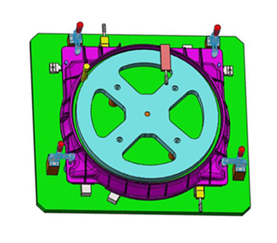 Profile & CD Checking Gauge For Shroud Fan